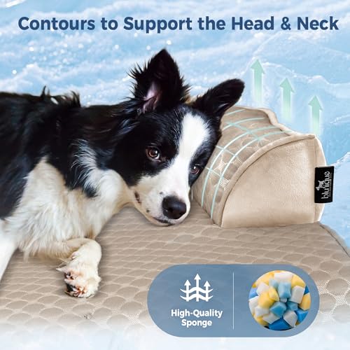 Image of XLarge Dog Cooling Bed for Sofa, 45x37 Inch Pets Couch Cover Mat