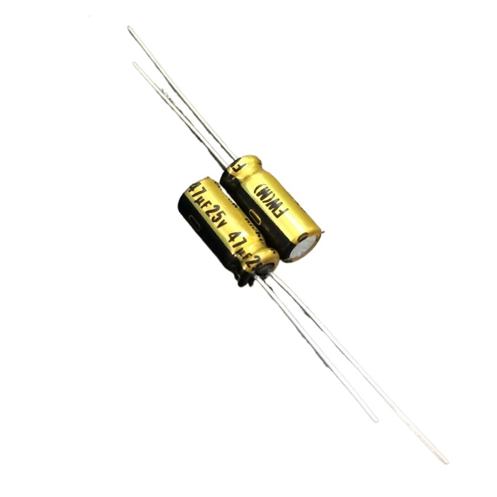 Condensateurs 47uF 25V aluminium série FW pour un son pur sans bruit