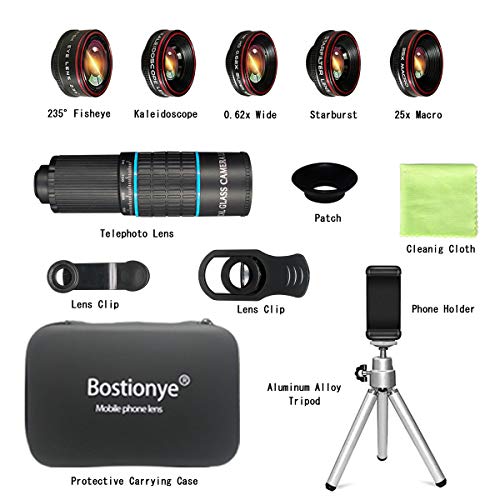Phone Camera Lens Kit 10 in 1 for iPhone Samsung Pixel