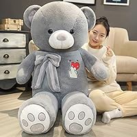 Amazon｜ぬいぐるみ 特大 くま ブラウン クマ 熊 テディベア 抱き枕