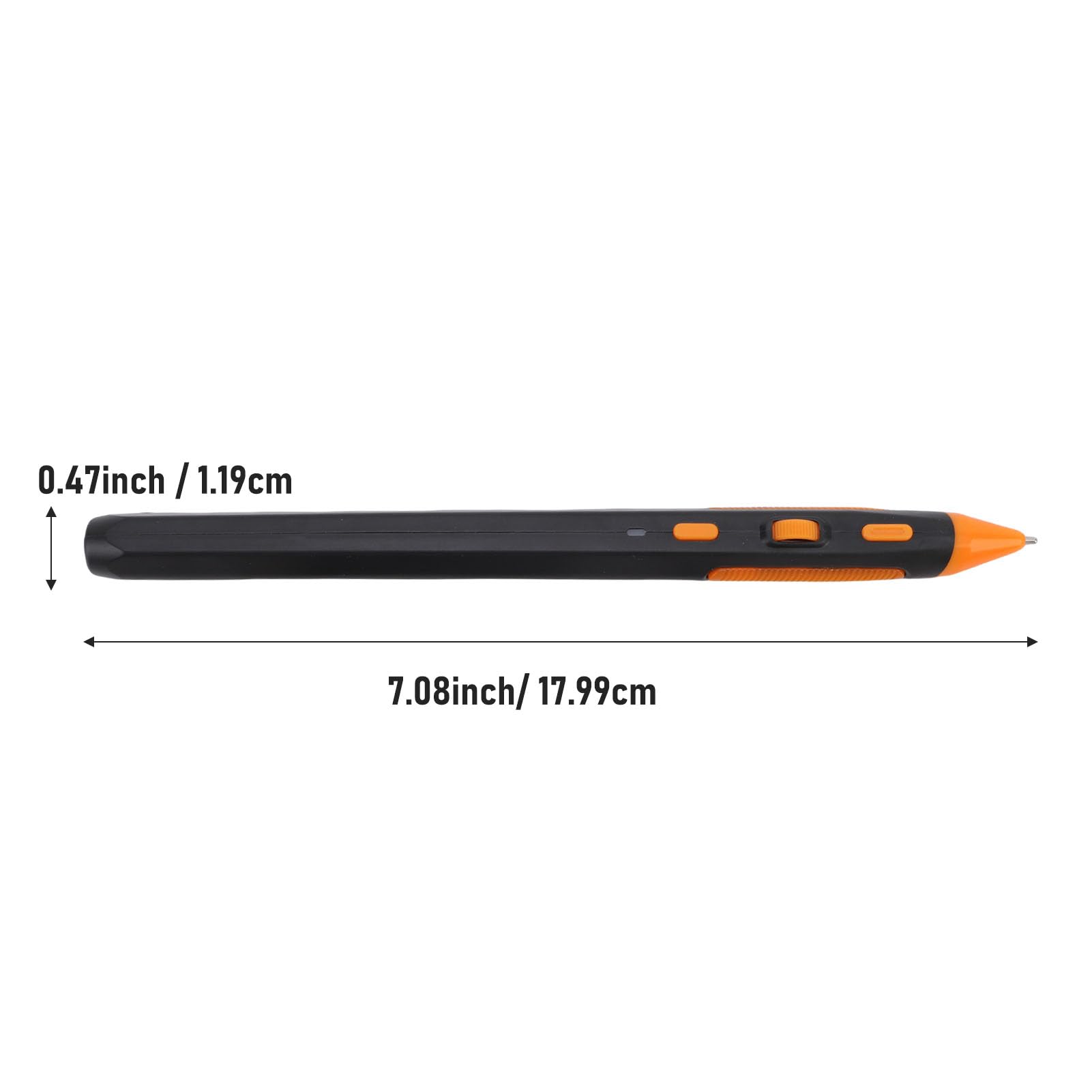 Taschen -ergonomische Stiftmaus, Vertikale Maus DPI 800 1200 1600 Einstellbar, Doppelmodus 2,4 G Bluetooth -Unterstützung für 7 8 10 11, für OS X 10.13 und über Dem Laptop -PC (Black)
