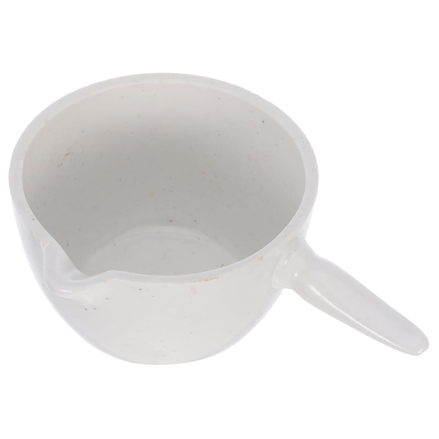 2pcs Laboratory Evaporating Basin with Handle Round Bottom Evaporation Dish for Heating Concentrating and Storing Liquids in Experiments