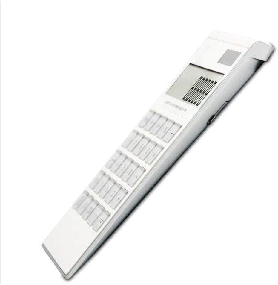 Scientific Calculator Solar Portable Large Screen Display -Thin Calculator 12-Digit Power White 183 * 107 * 15mm