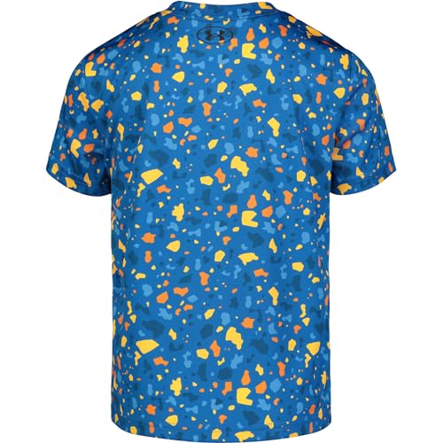 Image of Under Armour Boys Short Sleeve Core Graphic T-Shirt, Lightweight & Breathable, Relaxed Fit