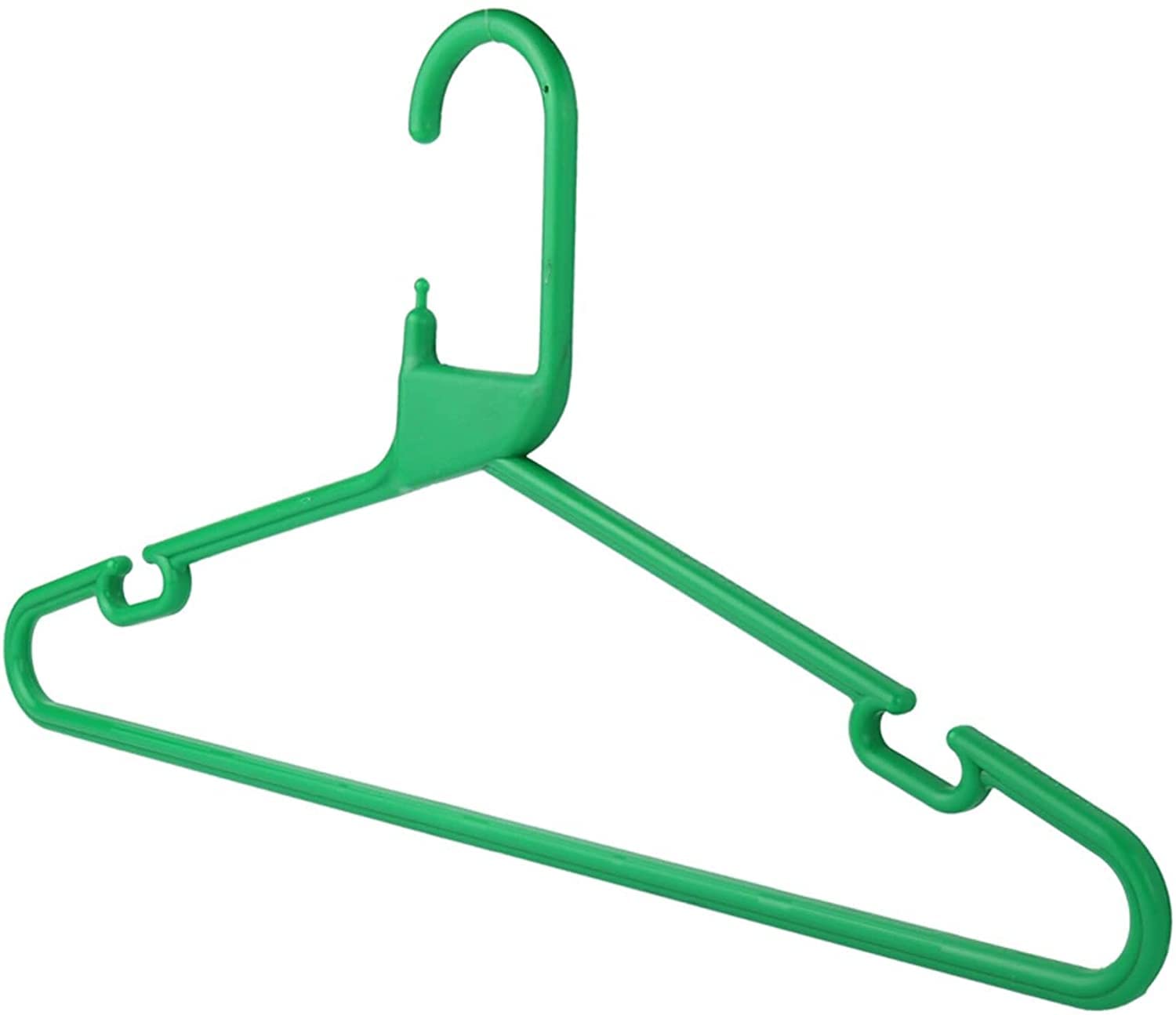 NEW HD Adult And Kids PLASTIC COAT HANGERS CLOTHES With TROUSER BAR IN 6 COLORS (45cm Adult Hanger, 25 x Yellow Hanger)