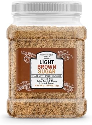 Unpretentious, Light Brown Sugar, 2 Lb