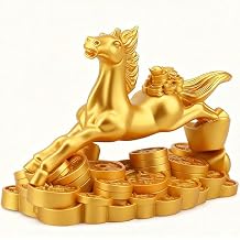 Horse Gold Figurine, Good Luck, Lucky Zodiac Noon, 2026, Good Luck, Increased Luck, Promotes Money Luck, Business, Opening Celebration, New Housewarming Celebration, Feng Shui Item, Money Up, Luck