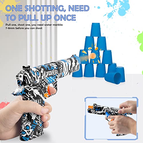 Small Manual Cool Ball Blaster Toy, Gel Cool Ball Blaster Without Charge, For Backyard Fun And Outdoor Team Shooting Games, Ages 12+, Blue #TOP4