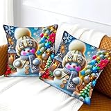 Zoom IMG-2 snowman stampato in 3d federe