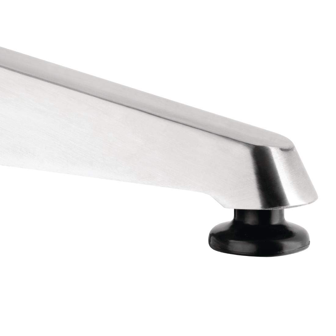 Bolero Mange-debout en frêne, hauteur 600 mm, plateau en bois de frêne pré-huilé et cadre en aluminium, taille : 1050 (H) x 600 (L) x 600 (P) mm, GR332