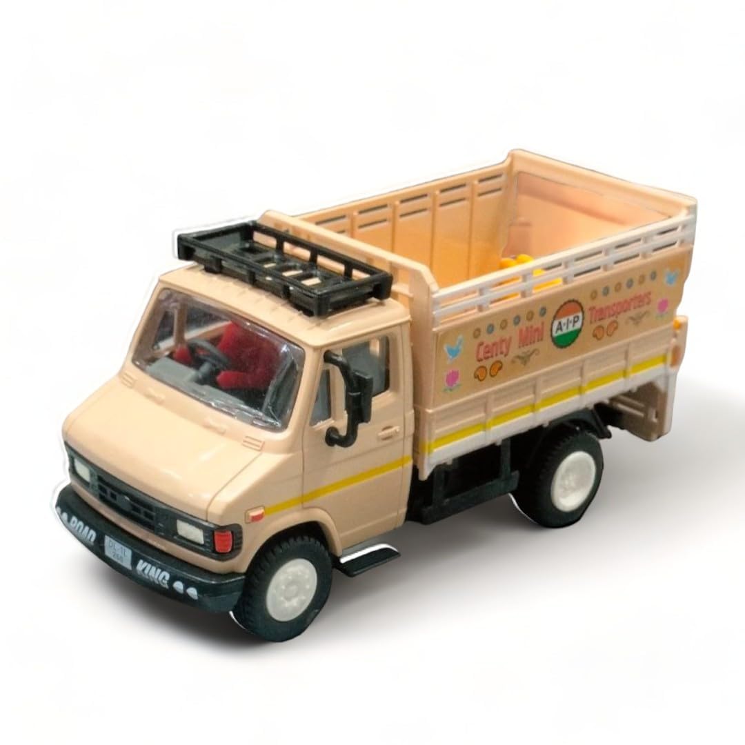 Kidz N Toys Pull Back Action 407 Mini Transporter Truck Toy for Kids with Openable Tail Gate (Multicolor) (B0CTQVNJHZ) Amazon Price History, Amazon Price Tracker