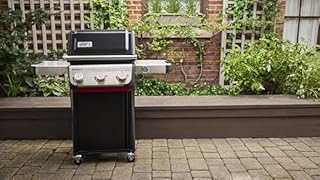 Weber Spirit EP-325 Natural Gas Grill for Outdoor Cooking and BBQ, 3 Boost Burners, Black