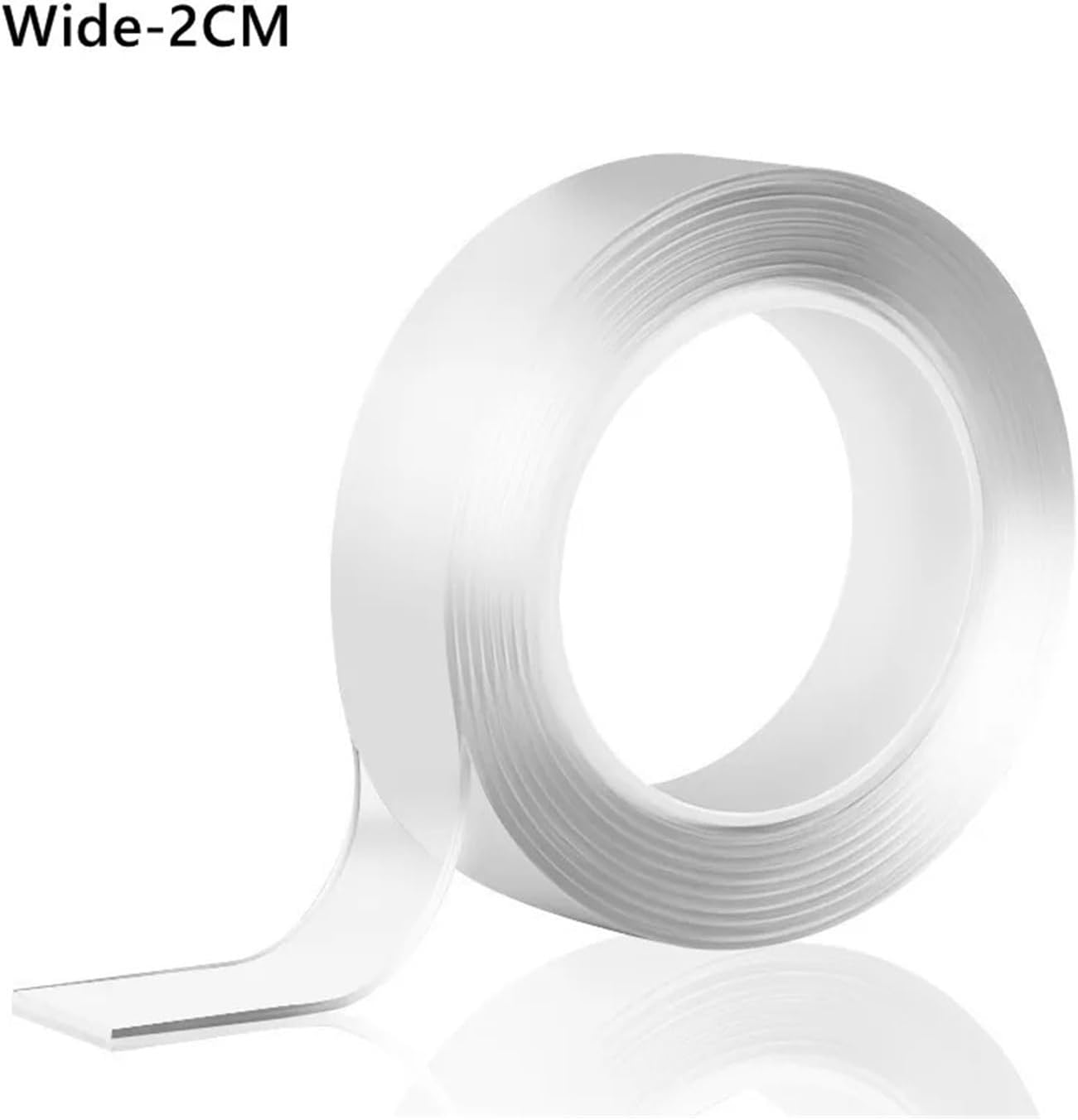 1/2/3/5M Clear Caulk Tape Strip, Waterproof Self Adhesive Transparent Bathtub Sealant Tape, Caulk Tape Oil-Prooffor For Kitchen, Bathroom, Floor Wall Edge Protector ( Color : Wide-3CM , Size : 5M_1MM