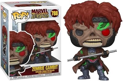 Funko Pop! Marvel: Zombies - Gambit, 3.75 inches, Multicolor, Model:49941