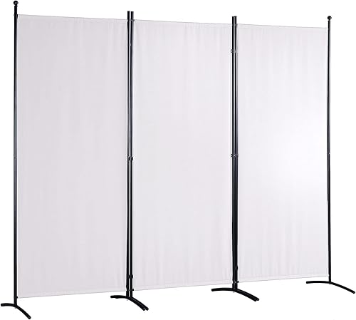 Miniatura 10 de VEVOR Divisor de habitación, separadores de habitaciones de 6.1 pies y pantallas de privacidad plegables (3 paneles), divisores de tela para