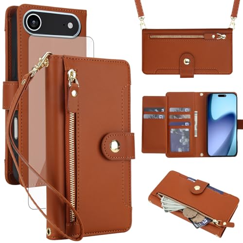 Coque iPhone 17 Asuwish à bandoulière pour garder les mains libres en sortie