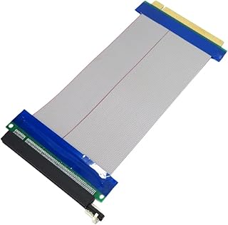 Extender Cable Riser Card Male-to-Female PCI-E x16 Powered Riser Cable, PCI-E 16x Extension Cable