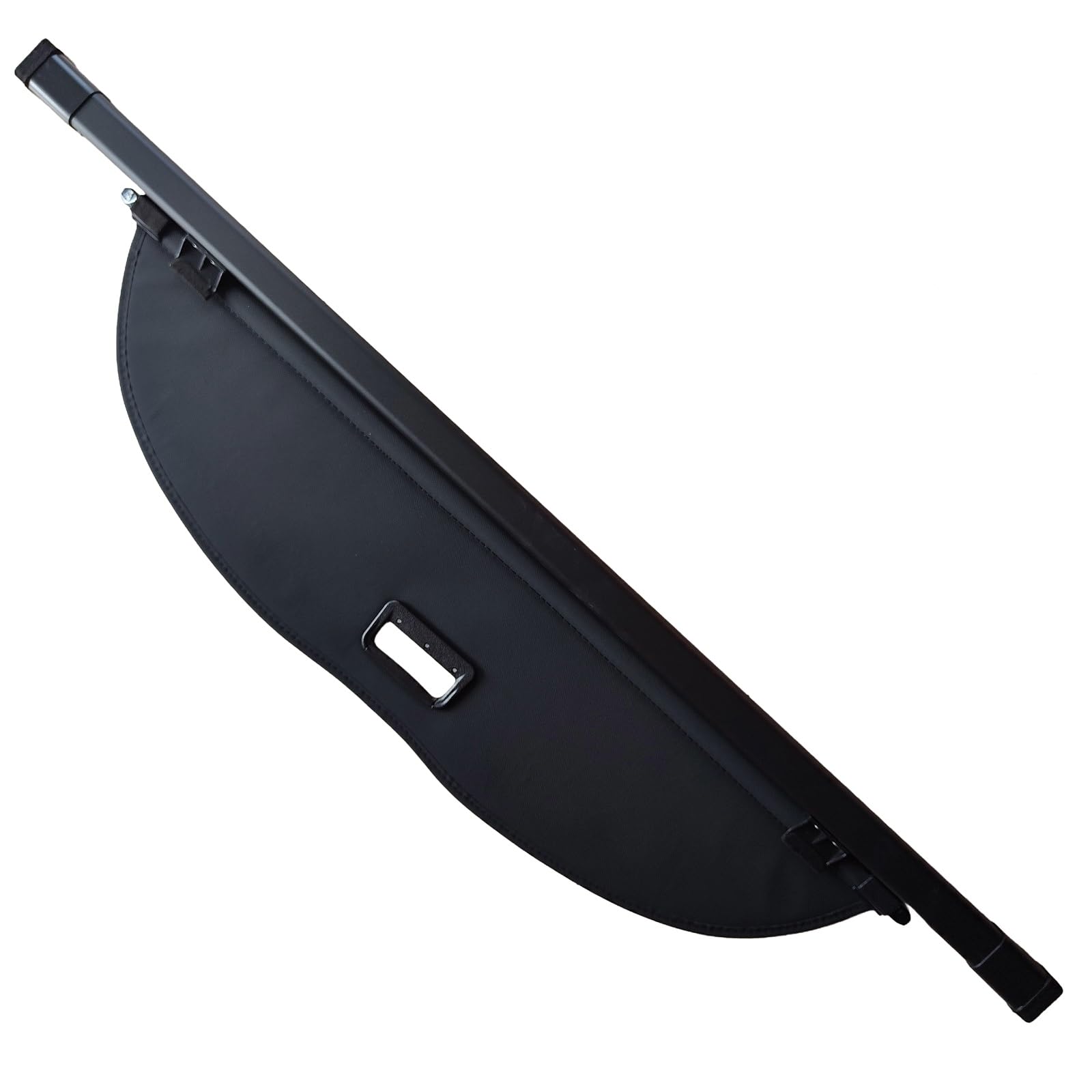 GEPCO Laderaumabdeckung Rollo kompatibel mit Porsche Cayenne II (92A) 2010-2017 | Kofferraumabdeckung Hutablage Gepäckraumabdeckung | Kofferraumrollo Sichtschutz Schwarz | OEM 958551773