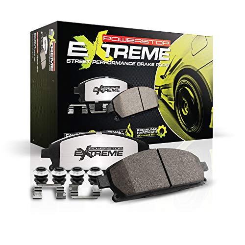 Power Stop Rear Z26-1053 Carbon-Fiber Ceramic Brake Pads Street Performance Z26 #1