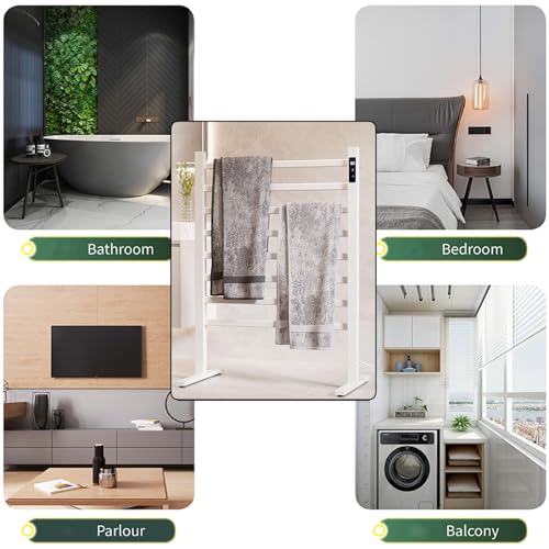 Sèche-serviettes électrique mobile pour une maison chaleureuse
