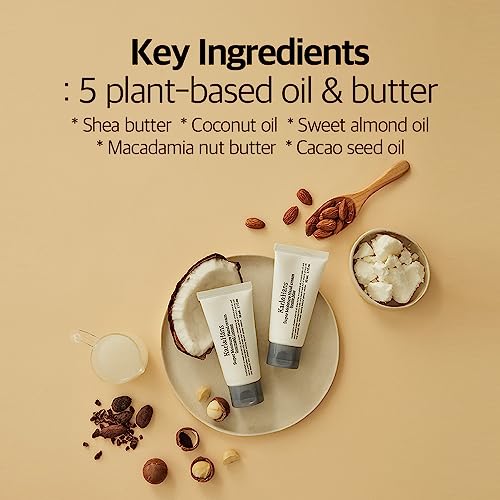 Karl&Häns Karl&Hans Super Moisturizing Mint Vegan Hand Cream - Double Mint Scent with Shea Butter, Coconut Oil, Long-Lasting Refreshing Formula, Organic Daily Hand lotion for Dry Cracked Hands - 1.7 fl oz
