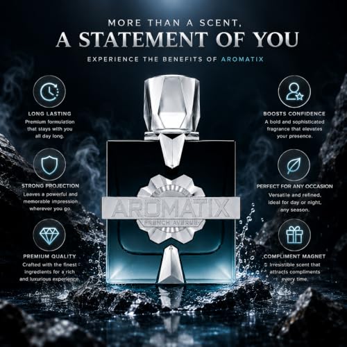 Image of French Avenue Aromatix Frostbite Extrait De Parfum 100ml | Premium Unisex Perfume | Fruity Woody Aromatic Fragrance | Long Lasting Luxury Extrait for Men & Women