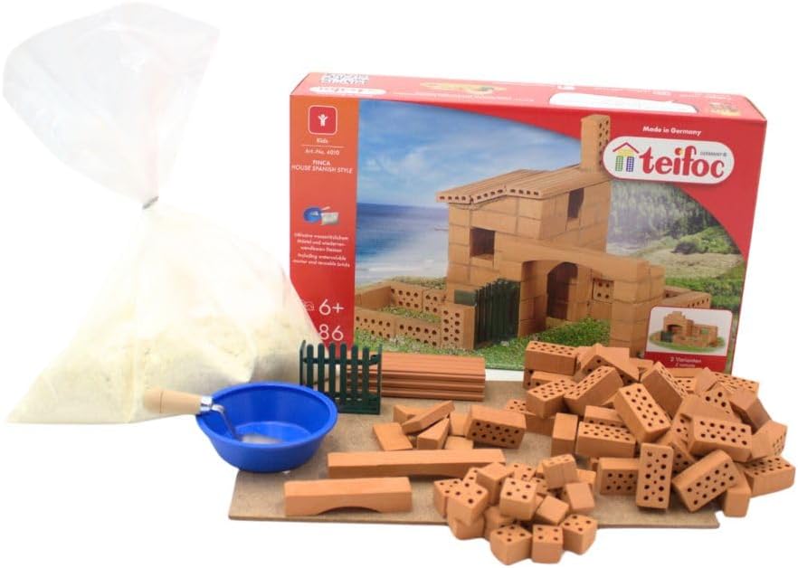 Teifoc Eitech Small House Brick Construction Set - 79 Pc (4010)