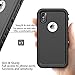 SPORTLINK for iPhone X/iPhone Xs Waterproof Case - 360 Full Body Shockproof Dustproof Case with Built in Screen/Camera Protector, IP68 Waterproof/Heavy Duty Hard Case for iPhone X/Xs with Lanyard