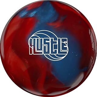 Bowlerstore Products Roto Grip Hustle B-R-Y - Bola de boliche preperforada, color borgoña/rojo/azul Yale de 11 libras