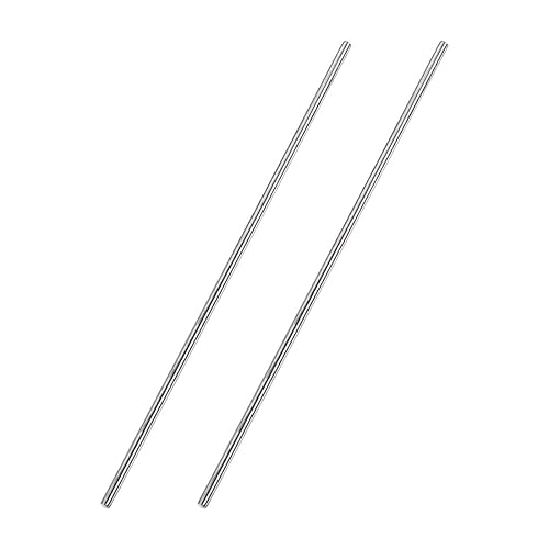 Miniatura 5 de uxcell Varilla redonda sólida de acero inoxidable 304 de 0.118 in x 7.874 in para manualidades de bricolaje - 2 piezas