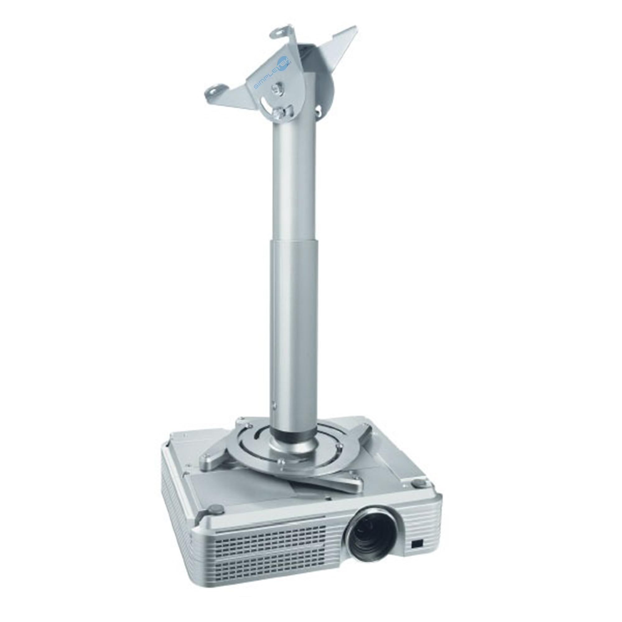 SIMPLETEK - Staffa Supporto da Soffitto per Videoproiettore Proiettore 360° PPC 130 531-804 mm (Ricondizionato)