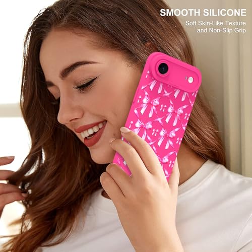 Image of ZIYE for iPhone Air Case Hot Pink Bows Pattern Phone Case