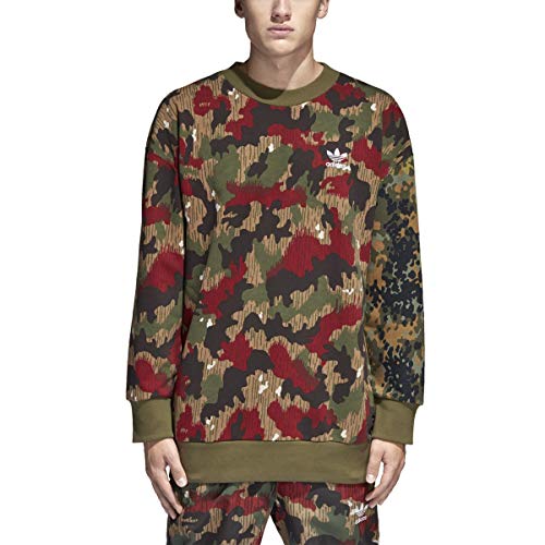 Sweatshirt HU Hiking adidas multicolore idéal pour vos sorties streetwear et randonnées