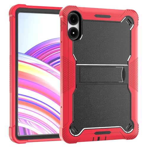 Coque Xiaomi Redmi Pad 2 Pro 12,1 pouces 2025 rouge antichoc intégrale avec support