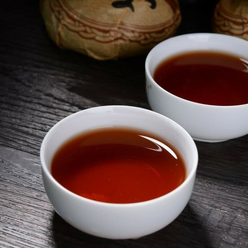 Tè cotto Yunnan Pu'er biologico Tè nero Pu-erh Tuocha Benefici per la salute 500g