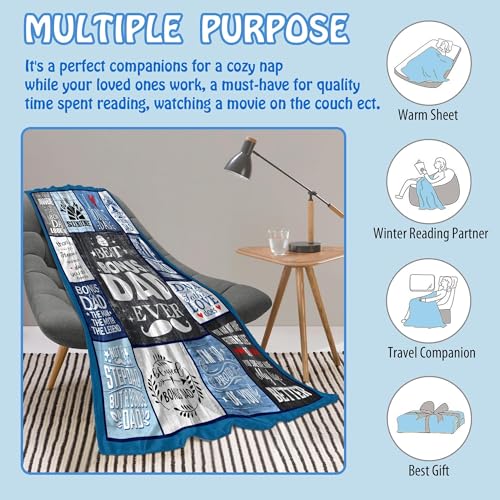 Bestbonusdadgiftsstepdadgiftsfromdaughtersongiftsforbonusdadsfromkidssteppedupdadbirthdaychristmasfathersdaythrowblanketgifts60x50 Urban Country Home Decor Best bonus dad gifts step dad gifts from daughter son gifts for bonus dads from kids stepped up dad birthday christmas fathers day throw blanket gifts 60×50 urban country home decor