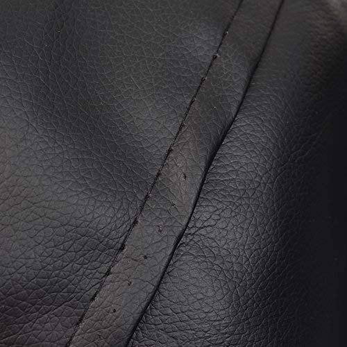 Bcp Black Color Pu Leather Spare Tire Cover (Fit 23-27 Inches) #TOP4