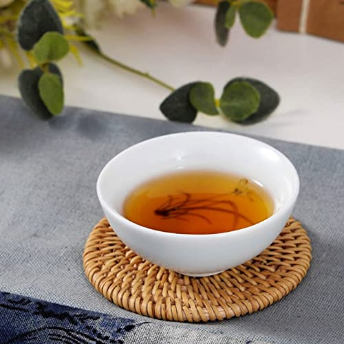 Dessous de verre en rotin isolant antidérapant résistant chaud - 5