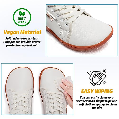 Image of HOBIBEAR Womens Mens Wide Minimalist Barefoot Sneakers Zero Drop Shoes Lightweight Comfortable
