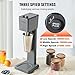 VEVOR Milkshake Maker Machine, 375W Commercial Milk Shake Maker Mixer, Single Head Drink Mixer Blender Machine, 3-Speed Milkshake Blender with 27.7oz Stainless Steel Cup for Commercial