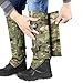HUNTARMOR Snake Gaiters Leg Guards: Waterproof Snake Chaps for Hunting, Adjustable Leg Gaiter Snake Bite Protection for Lower Legs, Lightweight Flexible Design Snake Guards Fits Men & Women