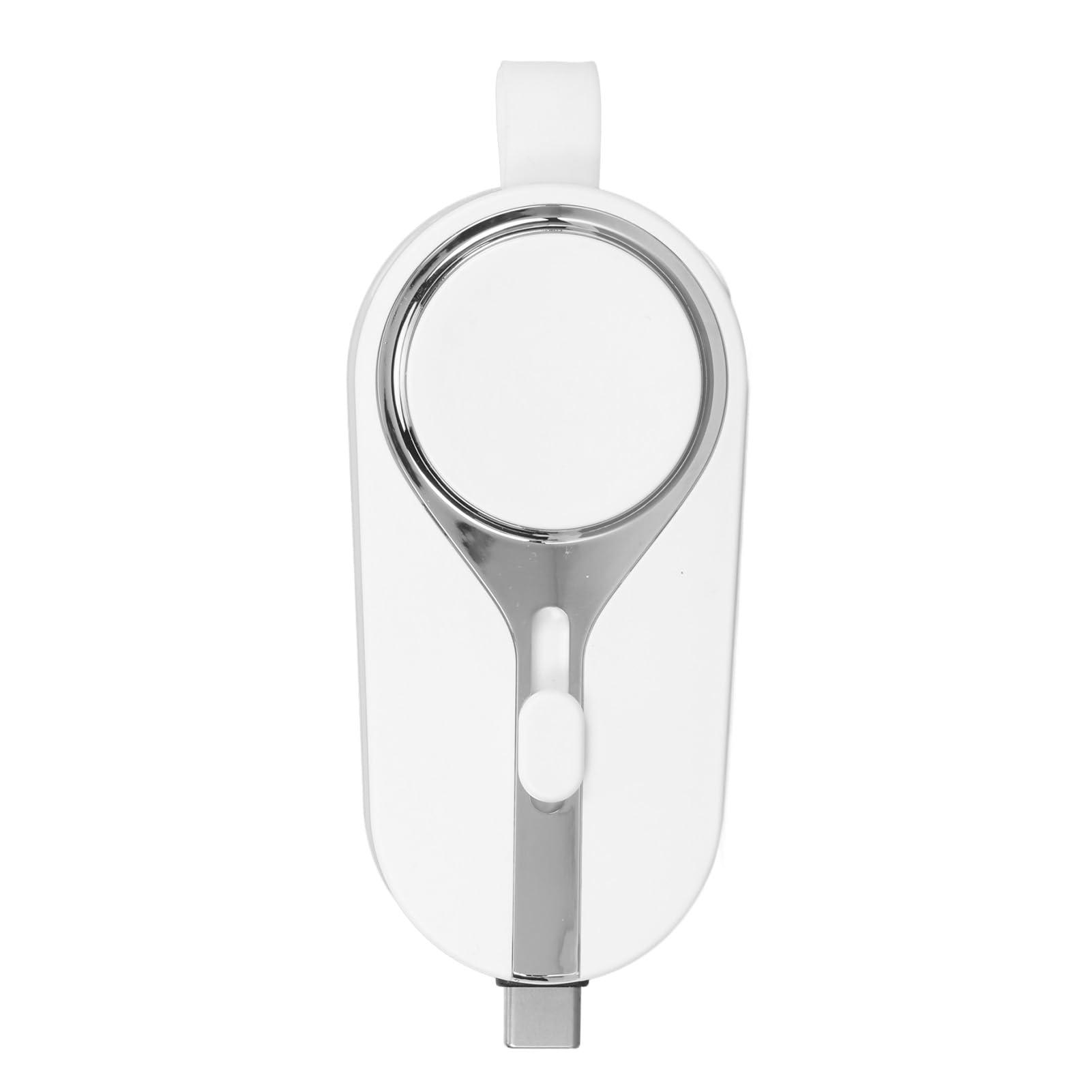 Banque d'alimentation Porte-Clés Portable 2000mAh - 2 en Cas d'urgence pour Montre et Téléphone - Téléphone Portable à clé de Voyage Compacte - e (White)