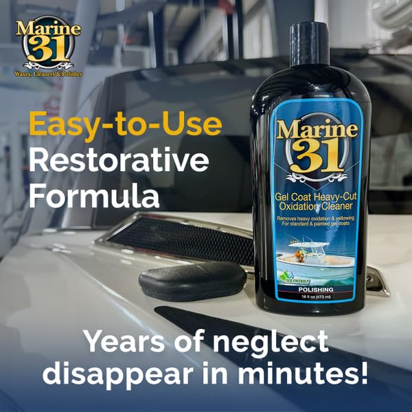 Amazon.com: Marine 31 Heavy-Cut Gel Coat Oxidation Cleaner