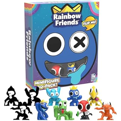 Rainbow Friends - Minifigure 10-Pack Collector Set 10 Collectible Figures, Series 2