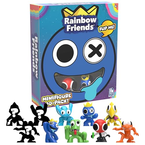 Rainbow Friends - Minifigure 10-Pack Collector Set (10 Collectible Figures, Series 2)