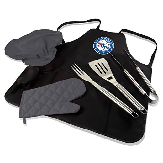 NBA Philadelphia 76ers BBQ Pro Tote, Black