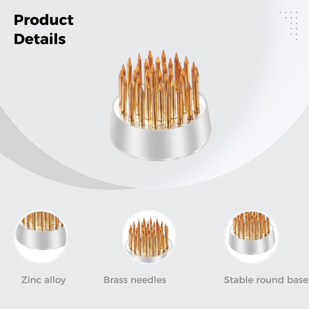 BOSREROY 12PCS Mini Floral Arrangement Pin Holders: 0.9in Frog Round Tools for Stable Flower Placement