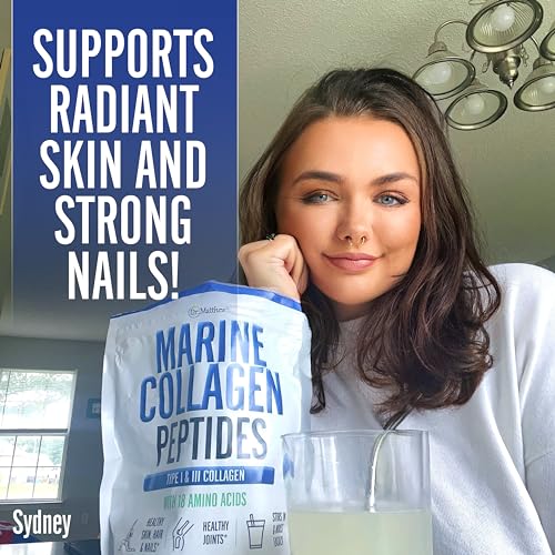 Best Marine Collagen Powder from Wild Caught Fish for Skin, Hair, Nail, Joint. Hydrolyzed Marine Collagen Peptides Powder. Keto & Paleo Friendly Collagen Marine Powder. Fish Collagen Powder Marine.
