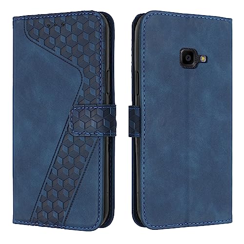 YIRRANZD Funda para Samsung Galaxy Xcover 4s / Xcover 4, Funda Tapa Libro Movil Carcasa PU Cuero [Ranura para Tarjeta], Flip Caso Cubierta Case Funda para Samsung Xcover 4s / Xcover 4 (Azul)