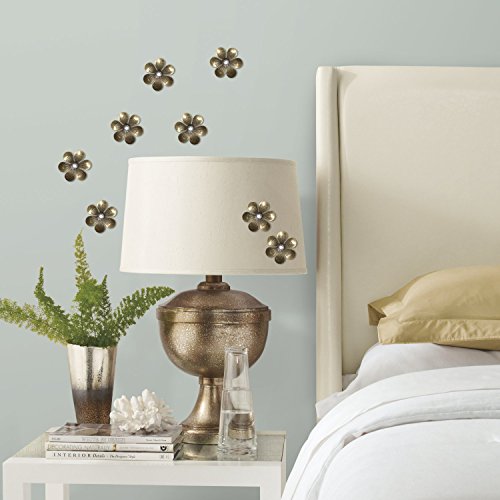 Flores de metal RoomMates EMB0004SCS para decoración de pared 2